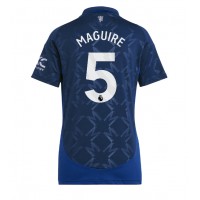 Zenski Nogometni Dres Manchester United Harry Maguire #5 Gostujuci 2024-25 Kratak Rukav